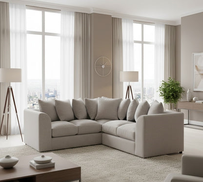 Elmora Wave Luxury Modern Corner Sofa