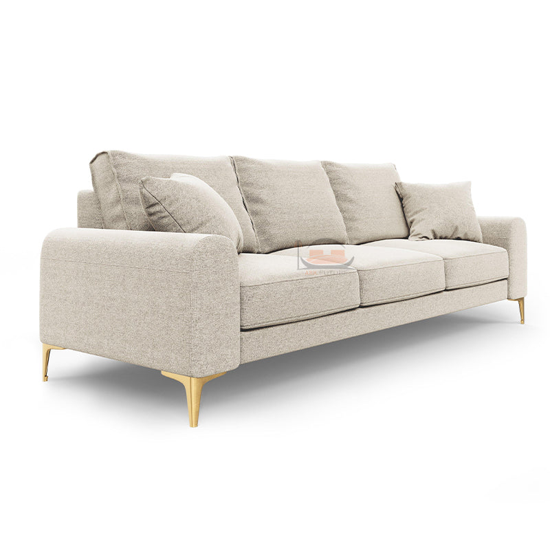 Elly 4 Seater Sofa in Plush Velvet Fabric