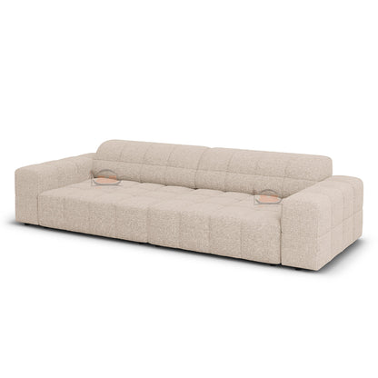 Patric 4 Seater Sofa in Plush Velvet Fabric