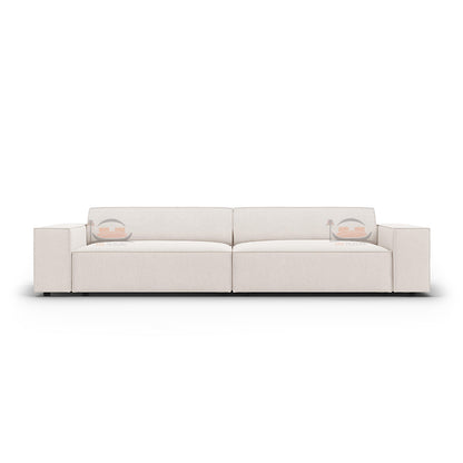 Zayne 4 Seater Sofa in Plush Velvet Fabric