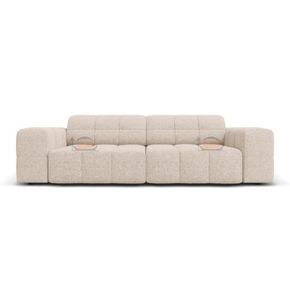 Julia 3 Seater Sofa in Plush Velvet Fabric