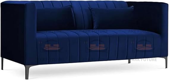 Celery Luxury Plush Crushed Velvet 2 Seater Sofa with Cushions