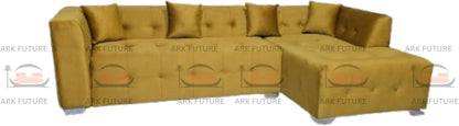 Vesta Plush Velvet Corner Sofa – Elegant & Comfortable Luxury Seating for Modern Homes