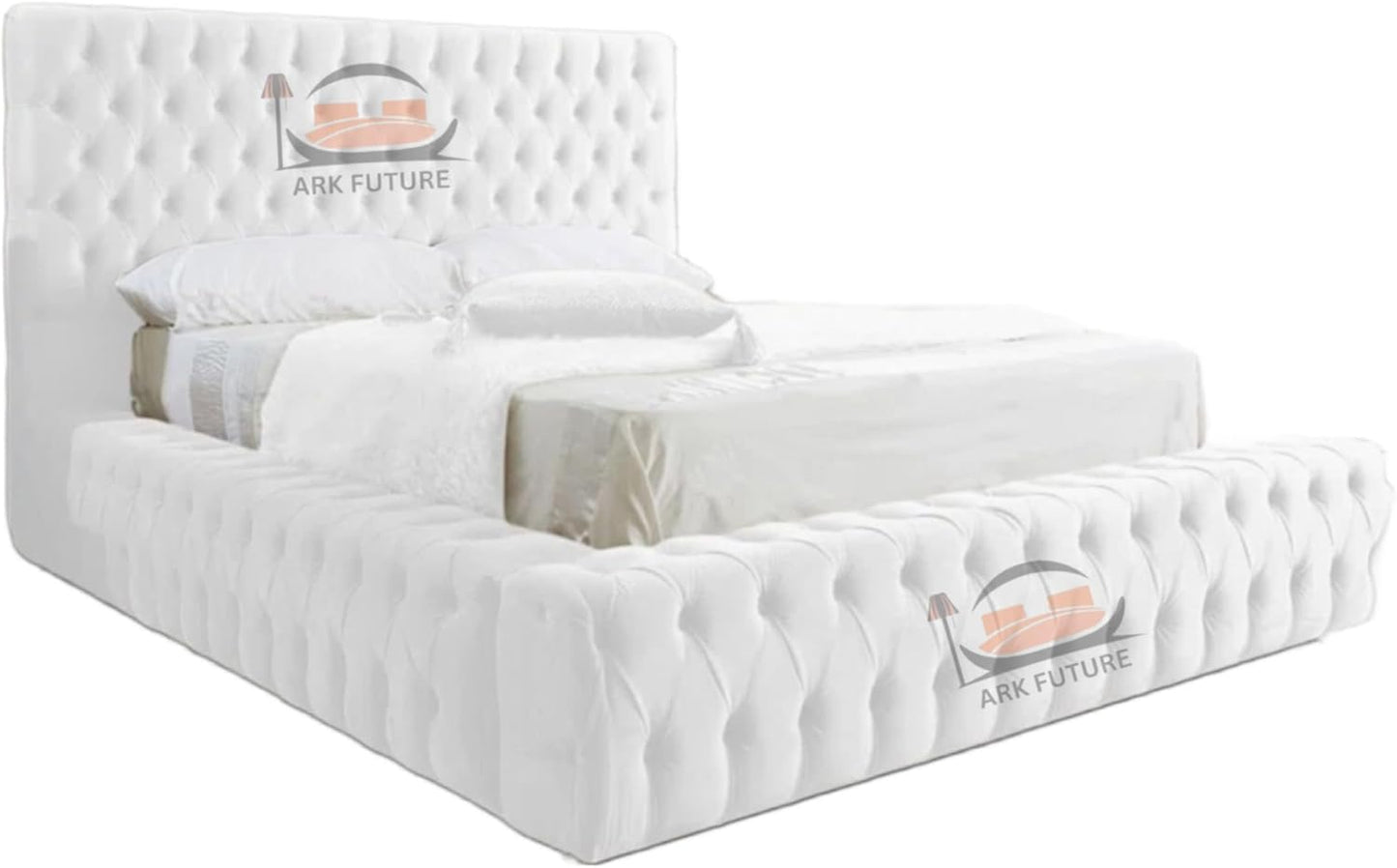 Celeste Upholstered Ottoman Bed Frame with Storage
