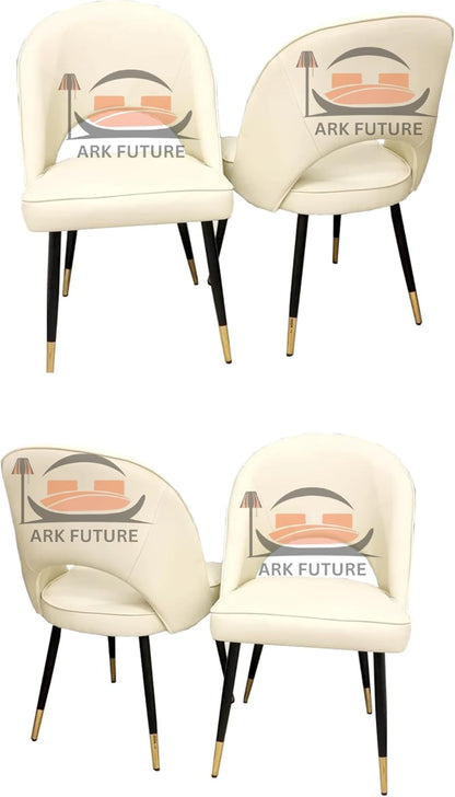 Astra Upholstered Dining Chair with Wooden Legs – Modern Accent Chair