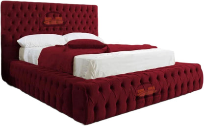 Celeste Upholstered Ottoman Bed Frame with Storage
