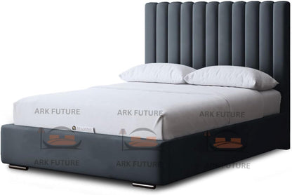 Valencia Panel Bed Frame with Headboard, Modern & Durable Platform for Bedroom
