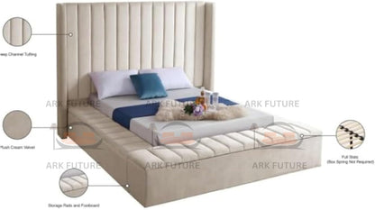 Ariana Luxury Modern Bed – Stylish Design, Sturdy Build, Comfortable Support