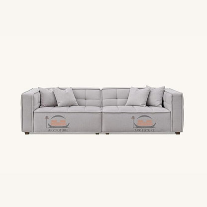 Murray Sofa Range - Modern Modular 4+3 Seater in Putty Boucle