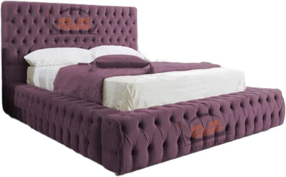 Celeste Upholstered Ottoman Bed Frame with Storage