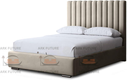 Valencia Panel Bed Frame with Headboard, Modern & Durable Platform for Bedroom