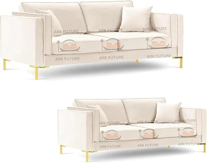 Aidy 3 Seater Sofa in Plush Velvet Fabric