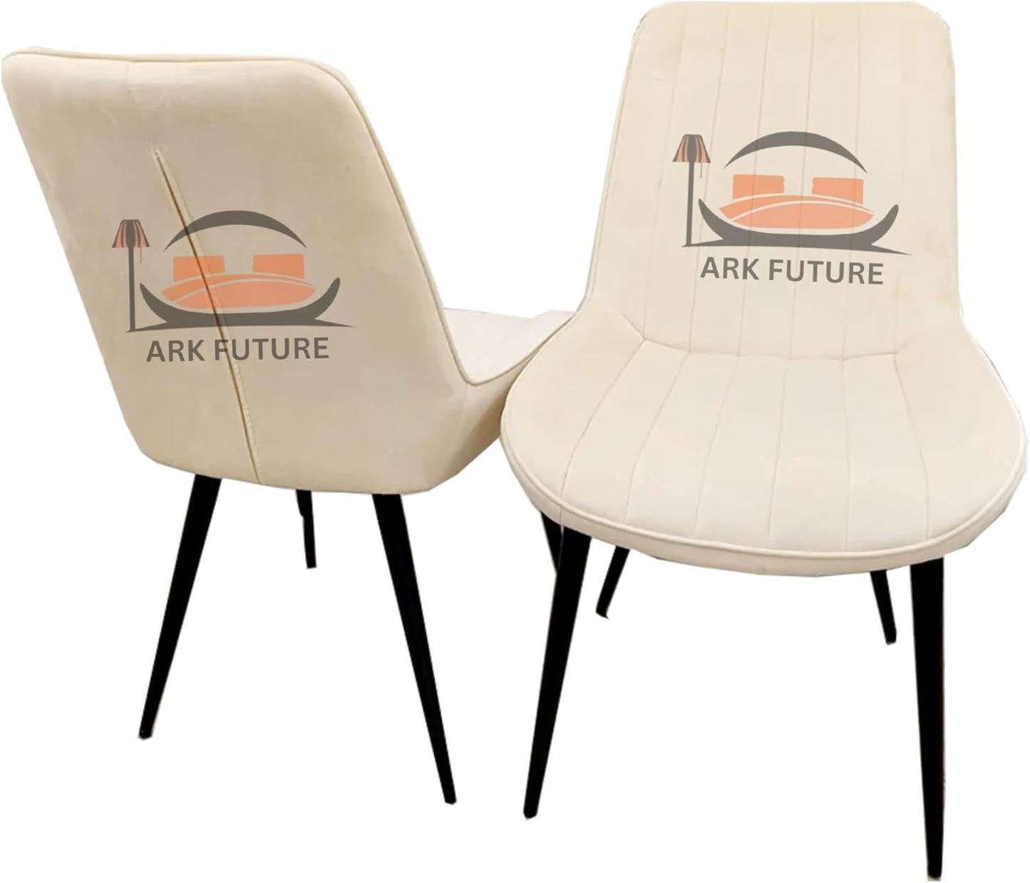 Dido Velvet Dining Chairs – Set of 4, Modern Design with Sturdy Legs