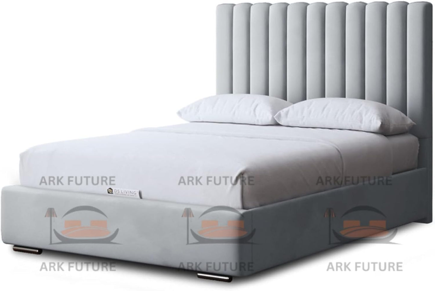 Valencia Panel Bed Frame with Headboard, Modern & Durable Platform for Bedroom