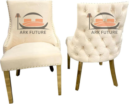Kensington Velvet Dining Chairs – Set of 2