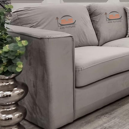 Hudson 4-Piece Modular Velvet Corner Sofa – Stylish & Spacious Seating (4-Piece)