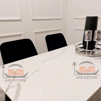 Titus 1.4m  Dining Table – Sintered Stone Top, Modern Design