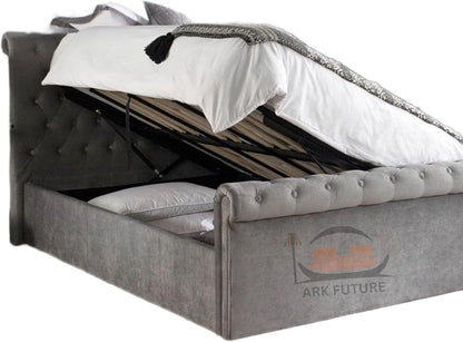 Alexandra Chesterfield Ottoman Bed Frame with Storage