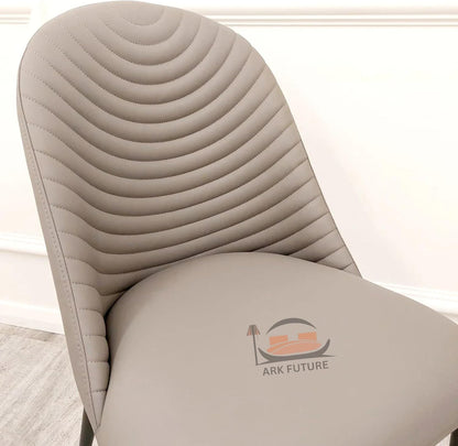Alba Leather Dining Chair – Modern Design with Sturdy Legs