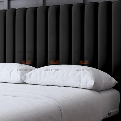 Valencia Panel Bed Frame with Headboard, Modern & Durable Platform for Bedroom