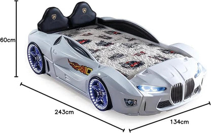 LED Car Kids Bed in Different Colors