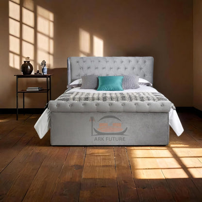 Alexandra Chesterfield Ottoman Bed Frame with Storage