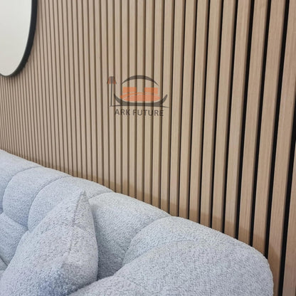 Acoustic Slatted Wall Panels - Real Wood