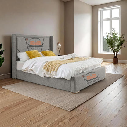 Eleganza Harry Upholstered Bed Frame – Chic, Minimalist Design
