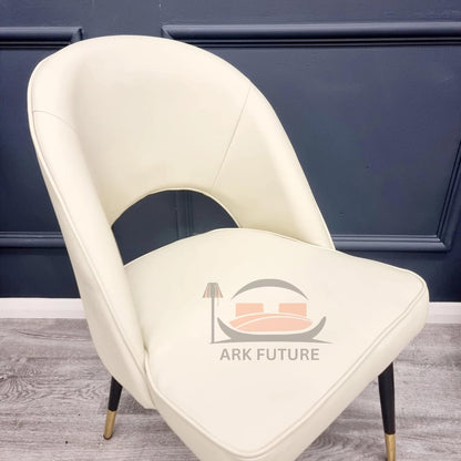 Astra Upholstered Dining Chair with Wooden Legs – Modern Accent Chair