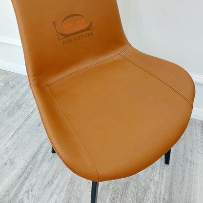 Remus Leather Dining Chairs – Set of 4