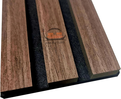 Acoustic Slatted Wall Panels - Real Wood