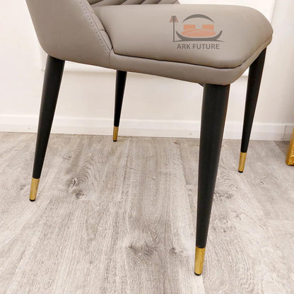 Alba Leather Dining Chair – Modern Design with Sturdy Legs