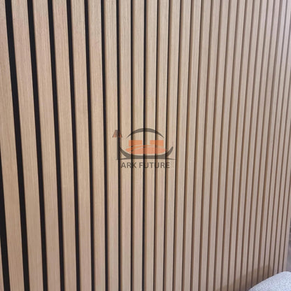 Acoustic Slatted Wall Panels - Real Wood