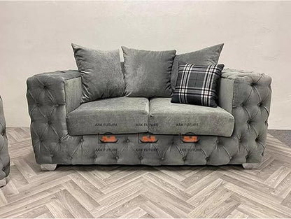 Kington 3 plus 2 Seater Plush Velvet Sofa