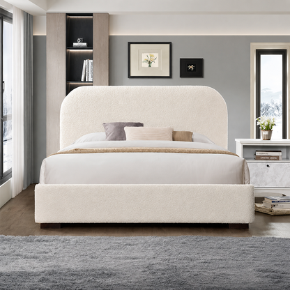 Liam Boucle Bed Frame