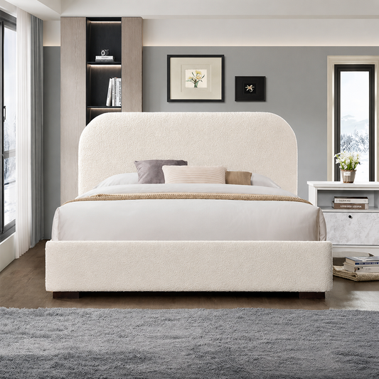 Liam Boucle Bed Frame