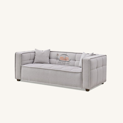 Murray Modular Sofa Set in Putty Boucle with Removable Cushions