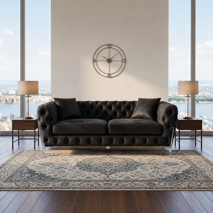Middlefield Chesterfield 3 Seater Sofa with Deep Button Tufting & Stylish Legs