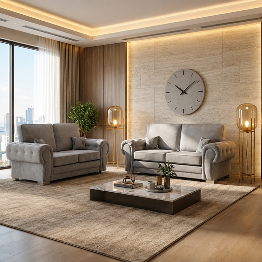 Kelly Modern Lounge 3+2 Seater Sofas