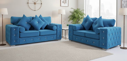 Miami Chesterfield Three Plus Two Sofa With Diamond Buttons