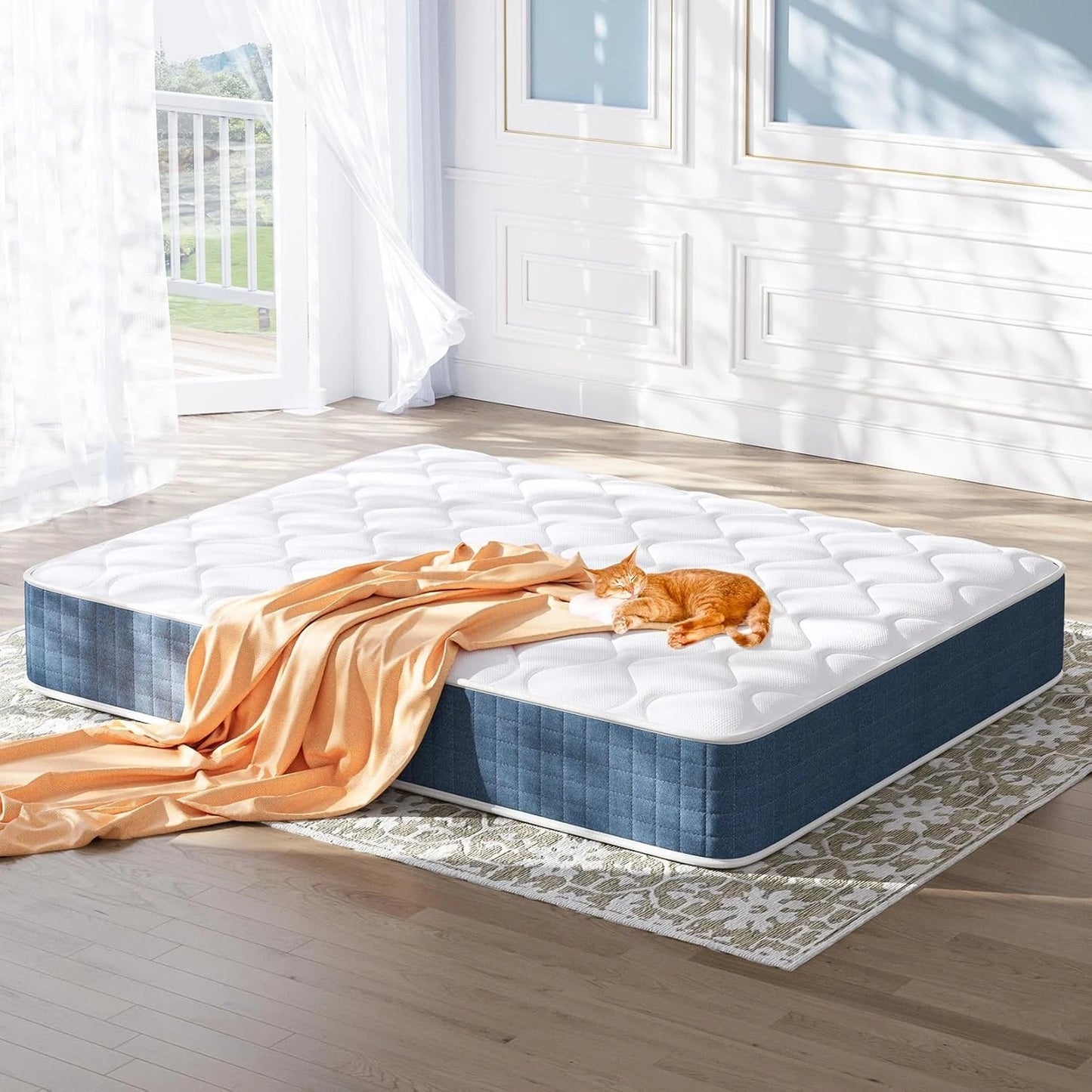 LUXURY ORTHOPAEDIC POCKET 4000 SPRUNG MATTRESS 3FT 4FT6 5FT KING SIZE