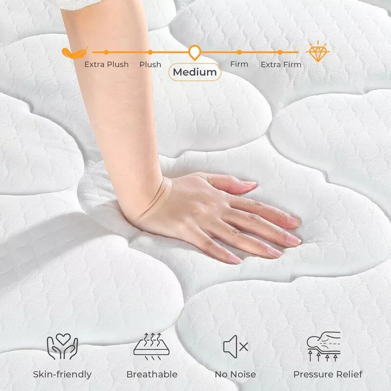 LUXURY ORTHOPAEDIC POCKET 4000 SPRUNG MATTRESS 3FT 4FT6 5FT KING SIZE