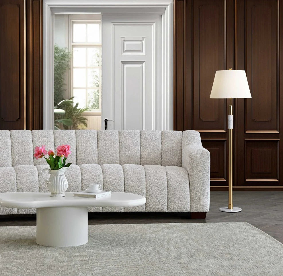 Arkfuture Astoria 3 Seater Sofa in Oatmeal Boucle Fabric