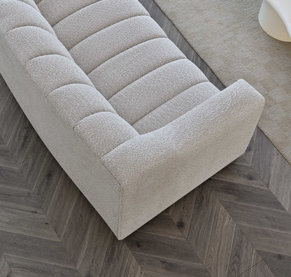 Arkfuture Astoria 3 Seater Sofa in Oatmeal Boucle Fabric