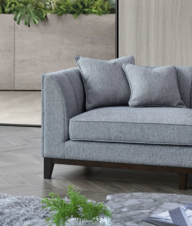 Arkfuture Cooper Right Hand Corner Sofa in Dolphin Boucle