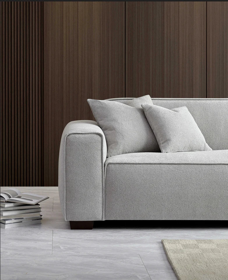 Arkfuture Dakota Corner Chaise Sofa Range in Pebble Boucle