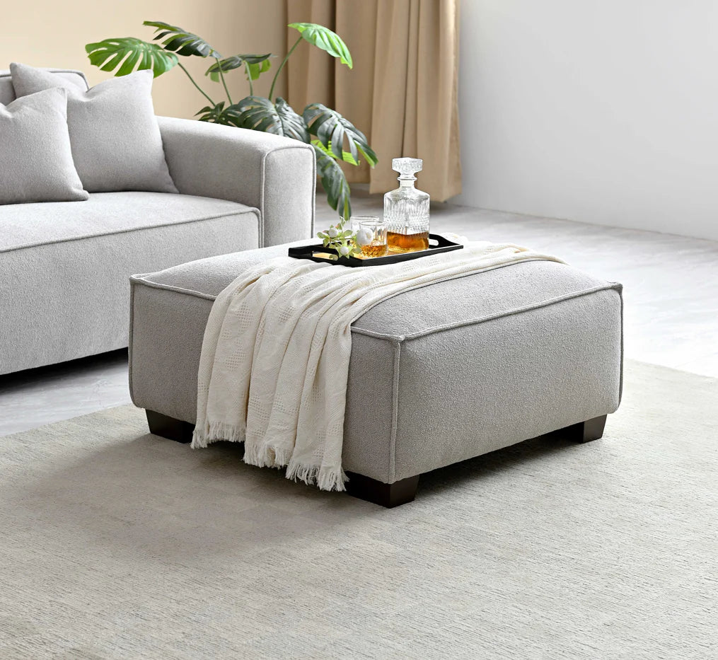 Arkfuture Dakota Corner Chaise Sofa Range in Pebble Boucle