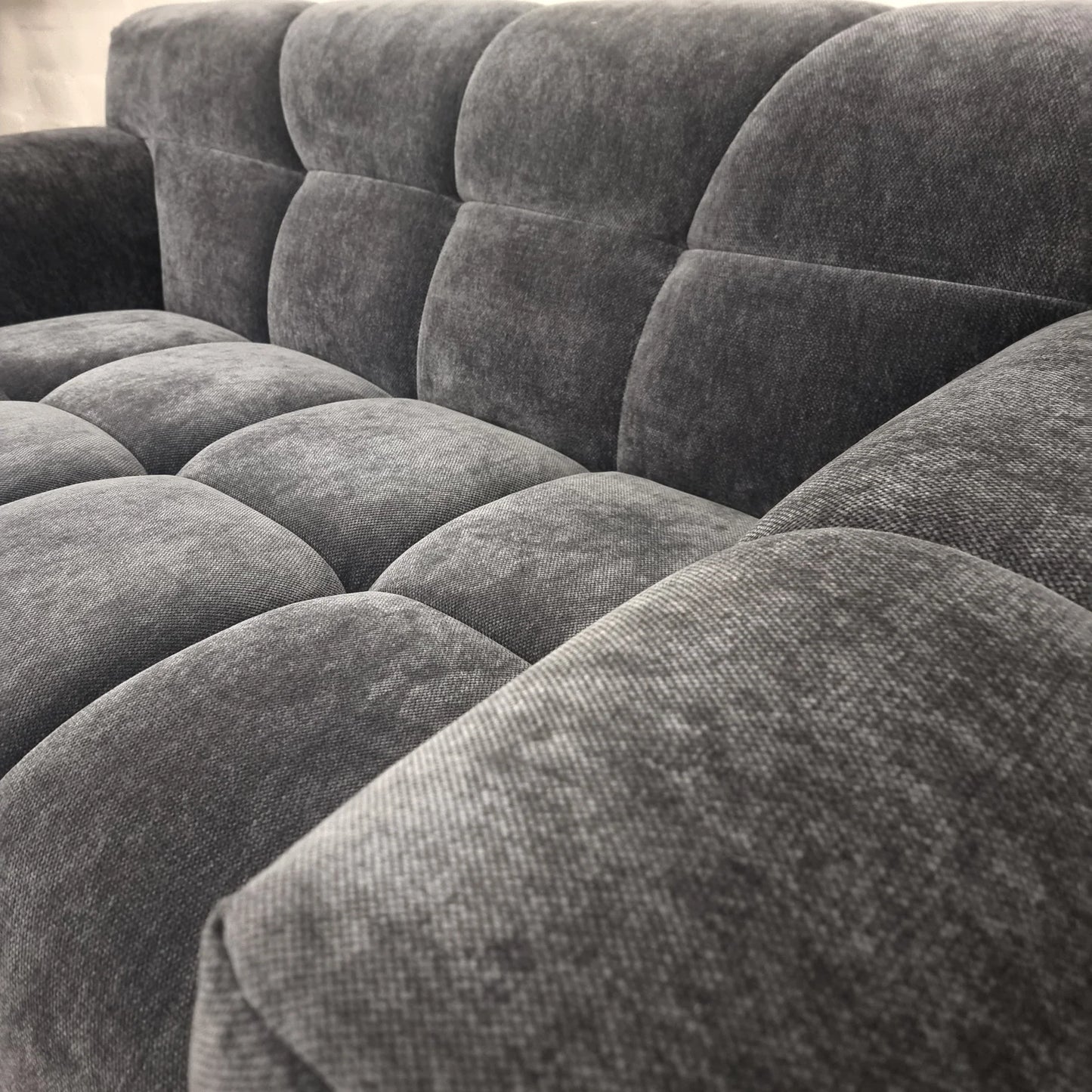 Arkfuture Harlem Sofa Set Range in Steel Velvet