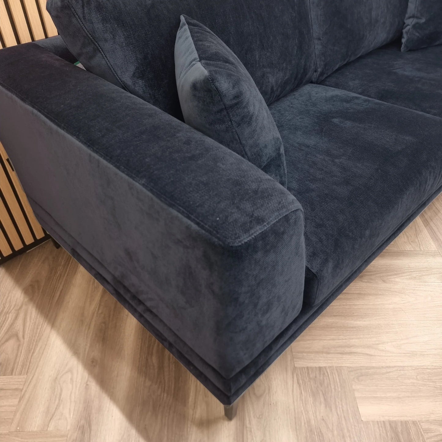 Arkfuture  Lenox Sofa 3 & 2 Seater Sofa in Aegean Blue Velvet