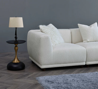 Arkfuture Lottie Modular Corner Sofa in Polar Boucle